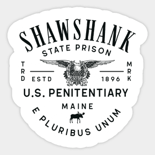 Shawshank State Prison Sticker